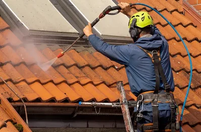 Démoussage et hydrofuge de toiture à Brouqueyran